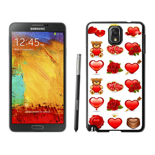 Valentine Cute Bear Love Samsung Galaxy Note 3 Cases DYY - Click Image to Close